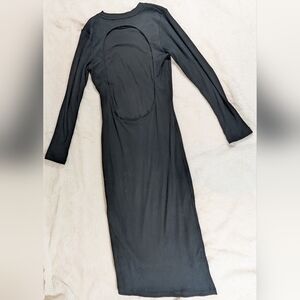 All Saints Black Long Sleeve Dress
